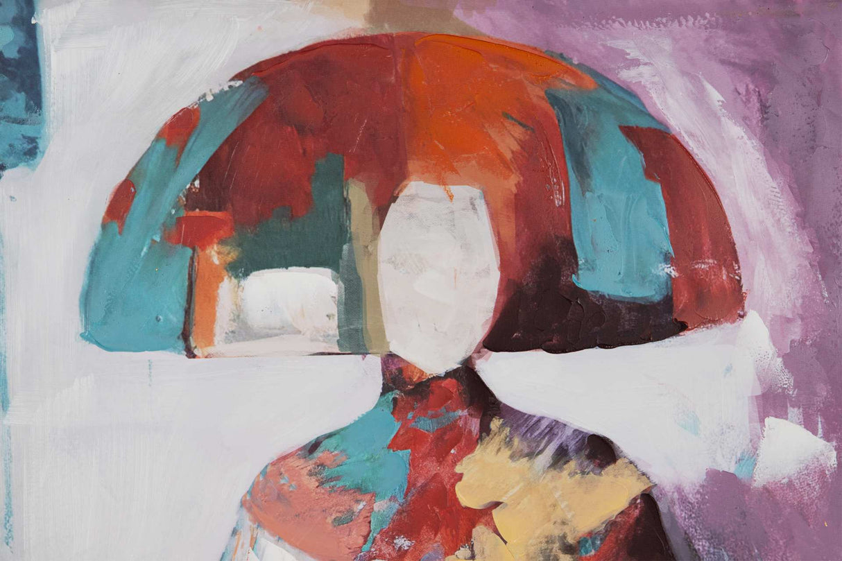 CUADRO MENINA 80% PINTADO A MANO 80x4x120 CM