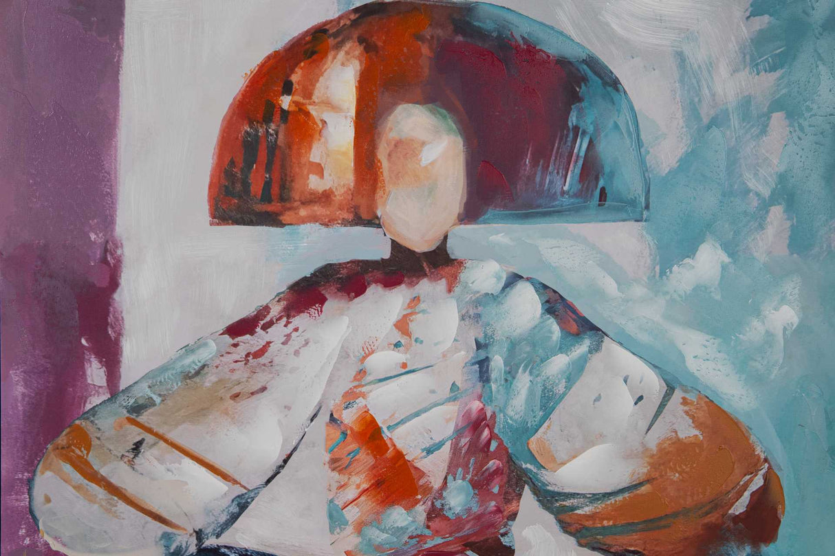 CUADRO MENINA 80% PINTADO A MANO 80x4x120 CM