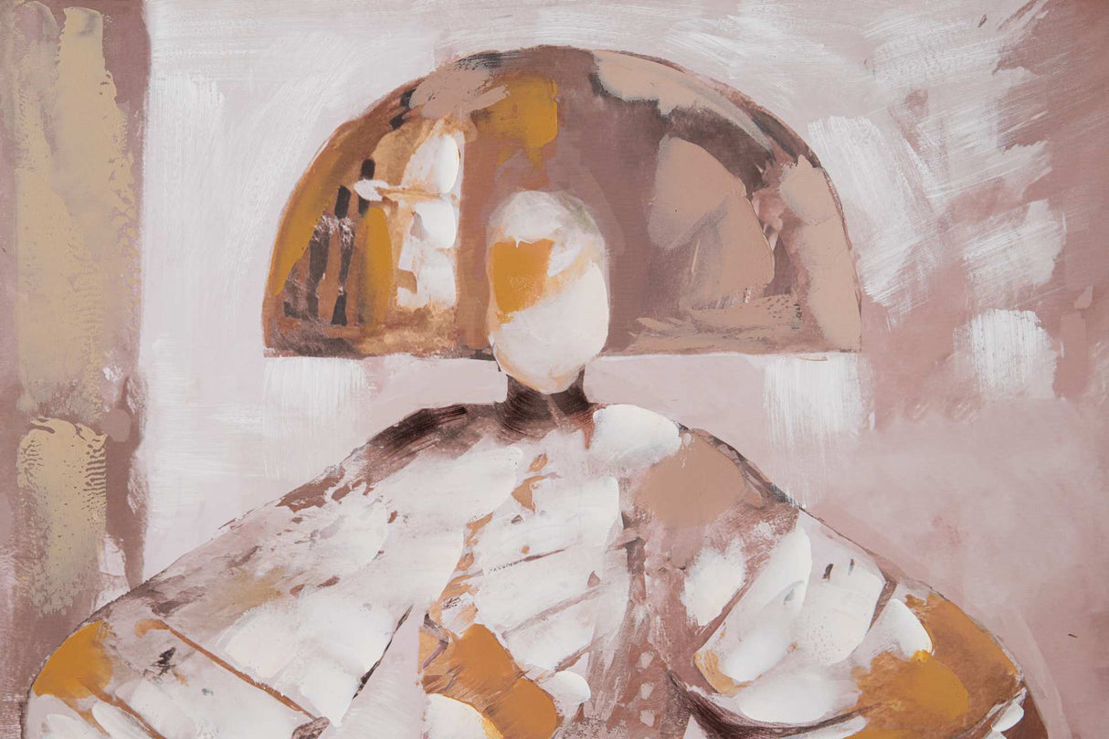 CUADRO MENINA 80% PINTADO A MANO 80x4x120 CM