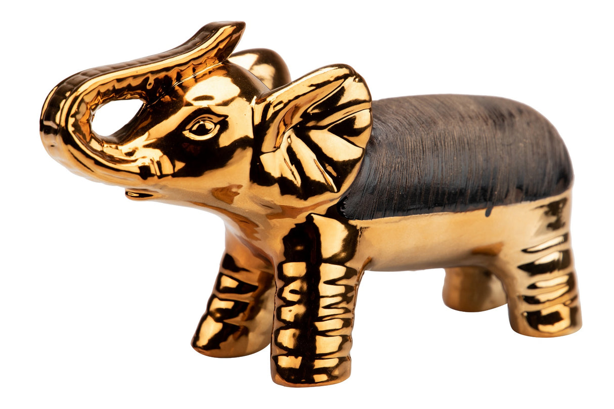 Elefante in ceramica Figura 31x12x14 cm