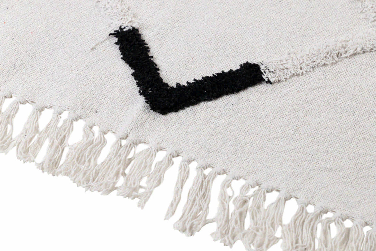 Manta Plaid Cotton Hand -gehoben 125x150 cm