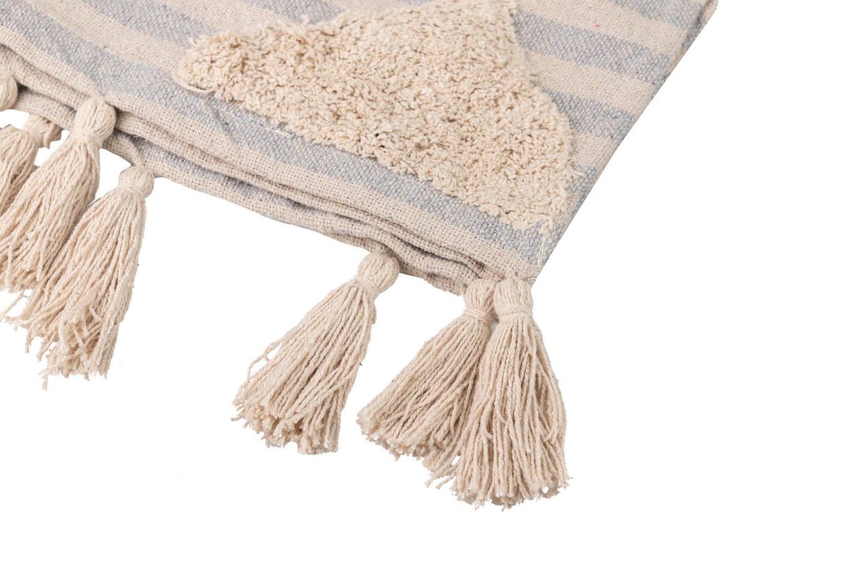 Hand -gehobene Baumwolldecke 125x150 cm