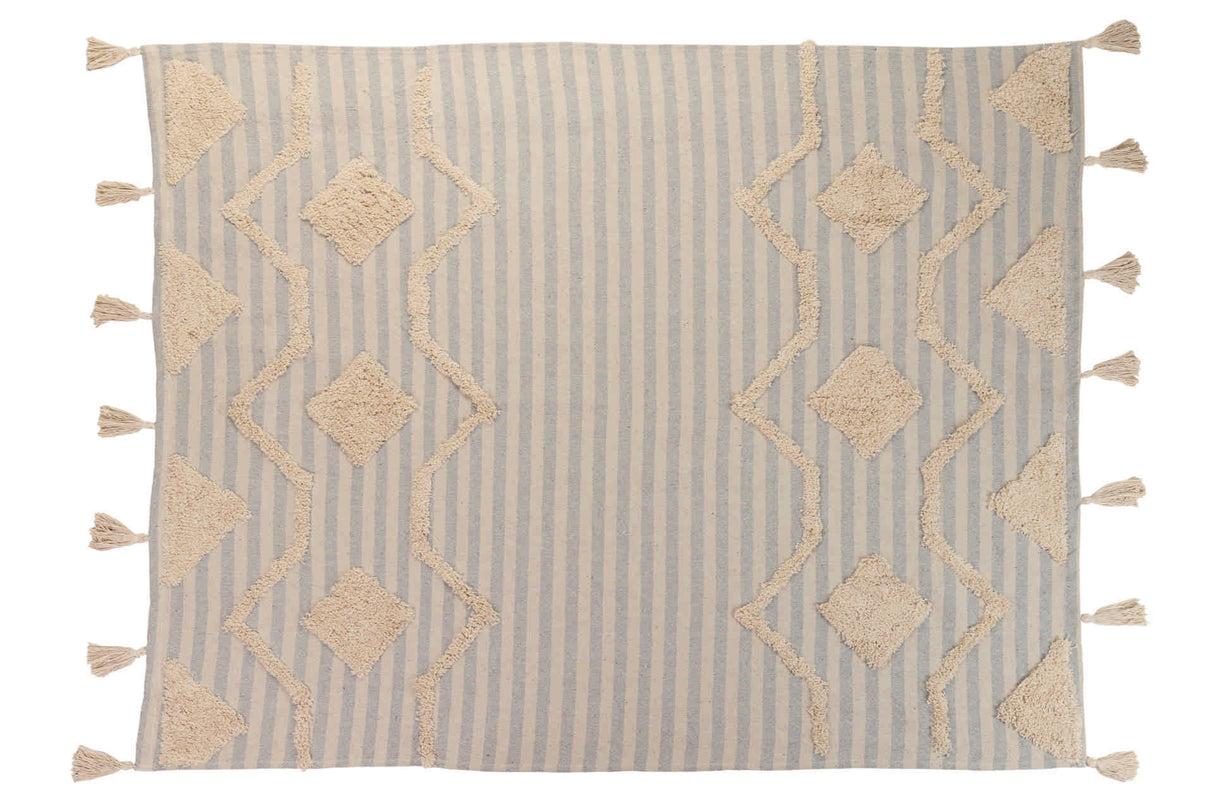 Hand -gehobene Baumwolldecke 125x150 cm