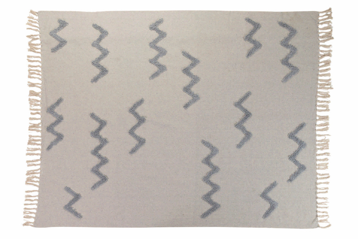 Hand -gehobene Baumwolldecke 125x150 cm