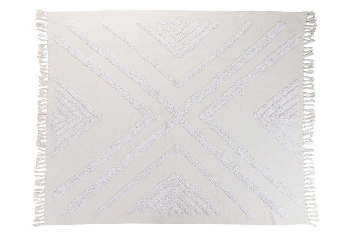 Hand -gehobene Baumwolldecke 125x150 cm