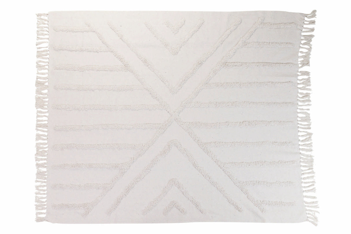 Hand -gehobene Baumwolldecke 125x150 cm