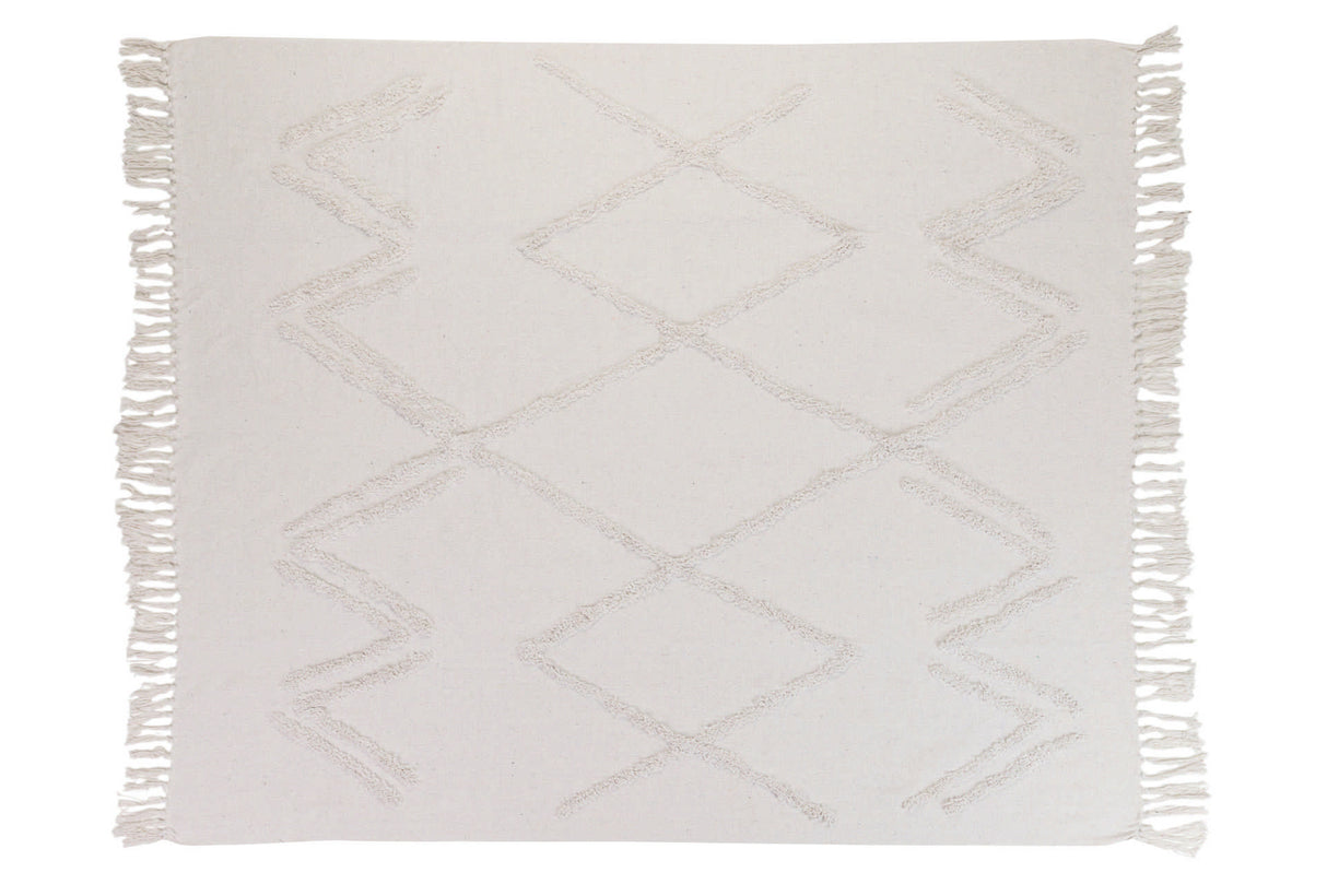 Hand -gehobene Baumwolldecke 125x150 cm