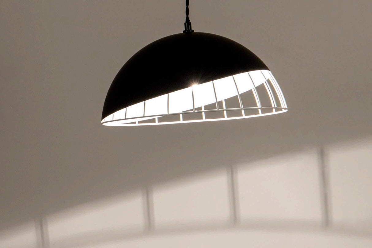 Lâmpada de telhado de metal preto dourado 35x35x120 cm