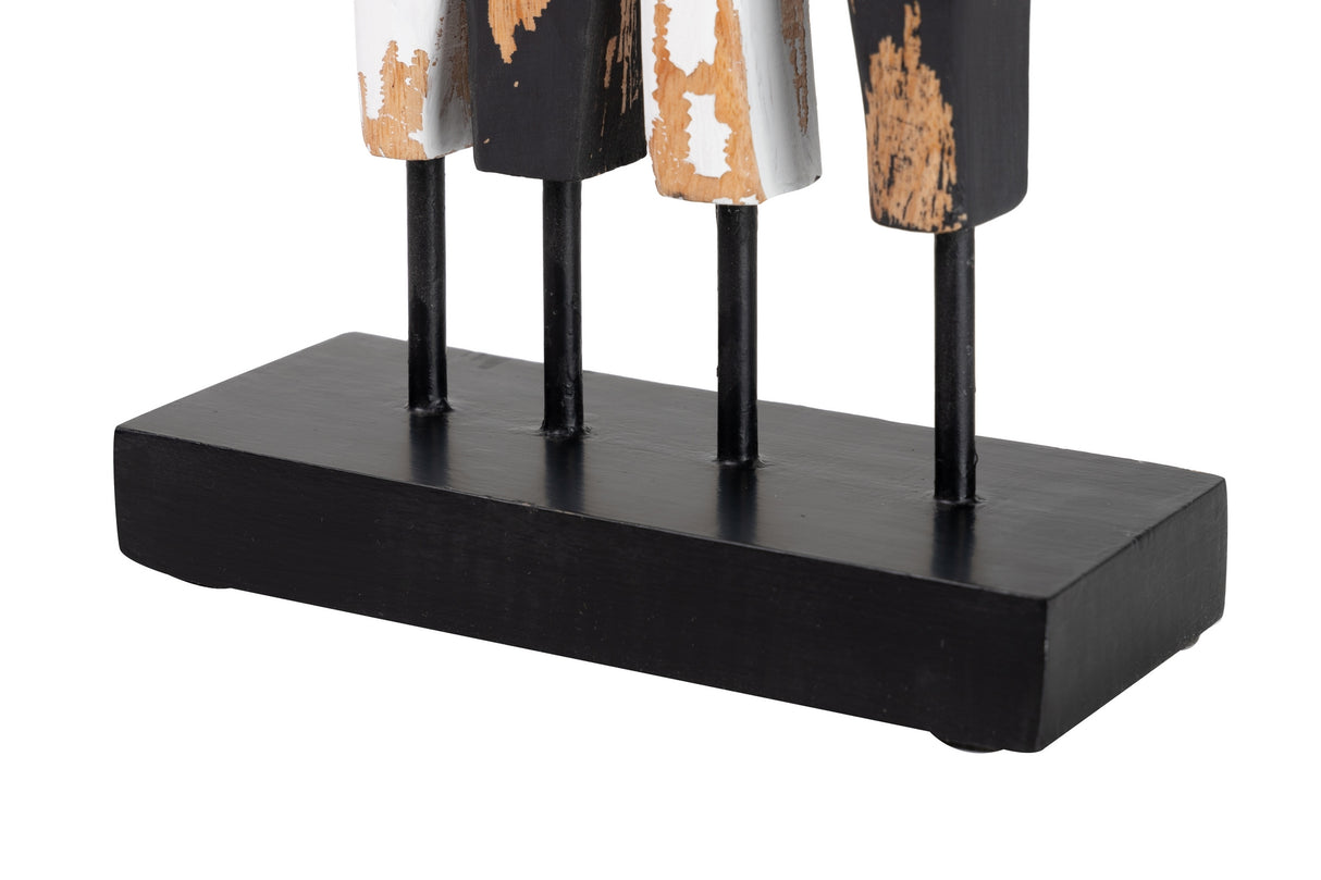 Figura metallo mango metallo 22x9x46 cm