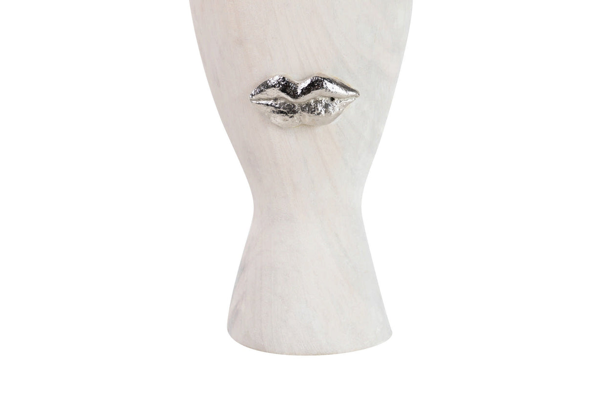 Figura Mango in legno in alluminio figura 13x8x26 cm