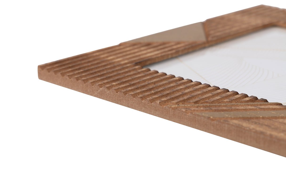 Natürliche geschnitzte Holzpors 15x20 cm