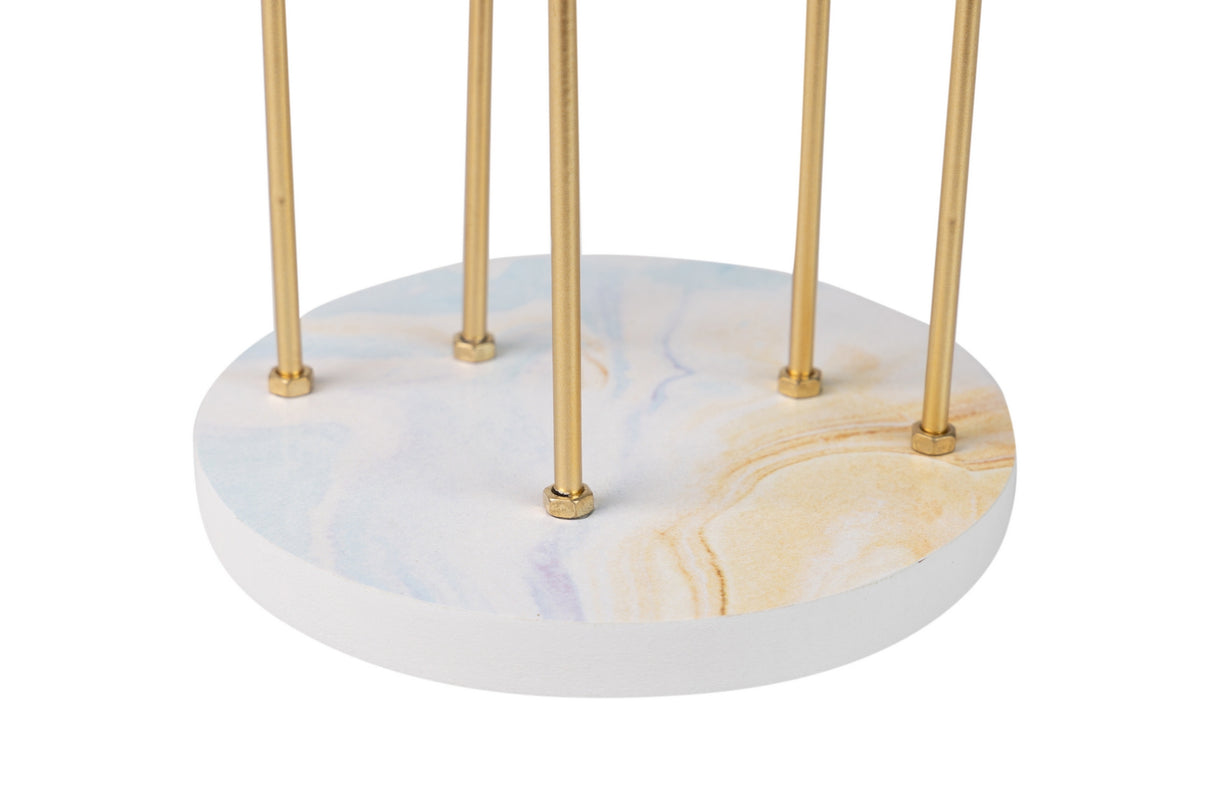 Suporte de jóias de metal 15x15x30 cm