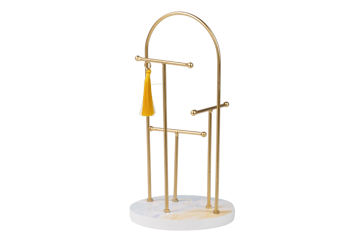 Suporte de jóias de metal 15x15x30 cm