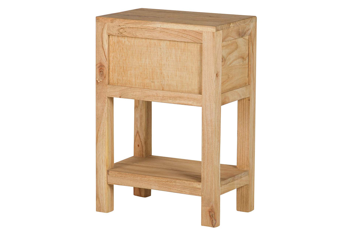 Natural Mindi Wood Minita 2 cassetti 45x30x66 cm