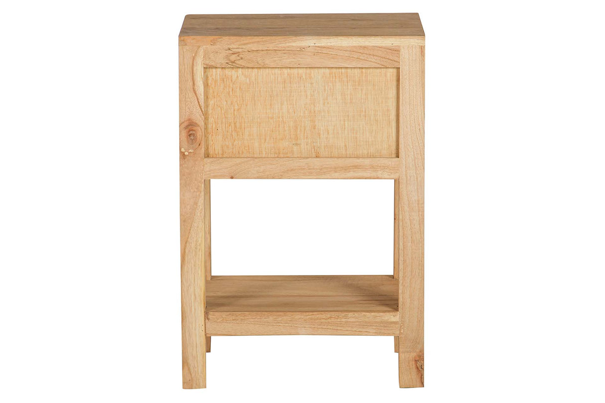 Natural Mindi Wood Minita 2 cassetti 45x30x66 cm
