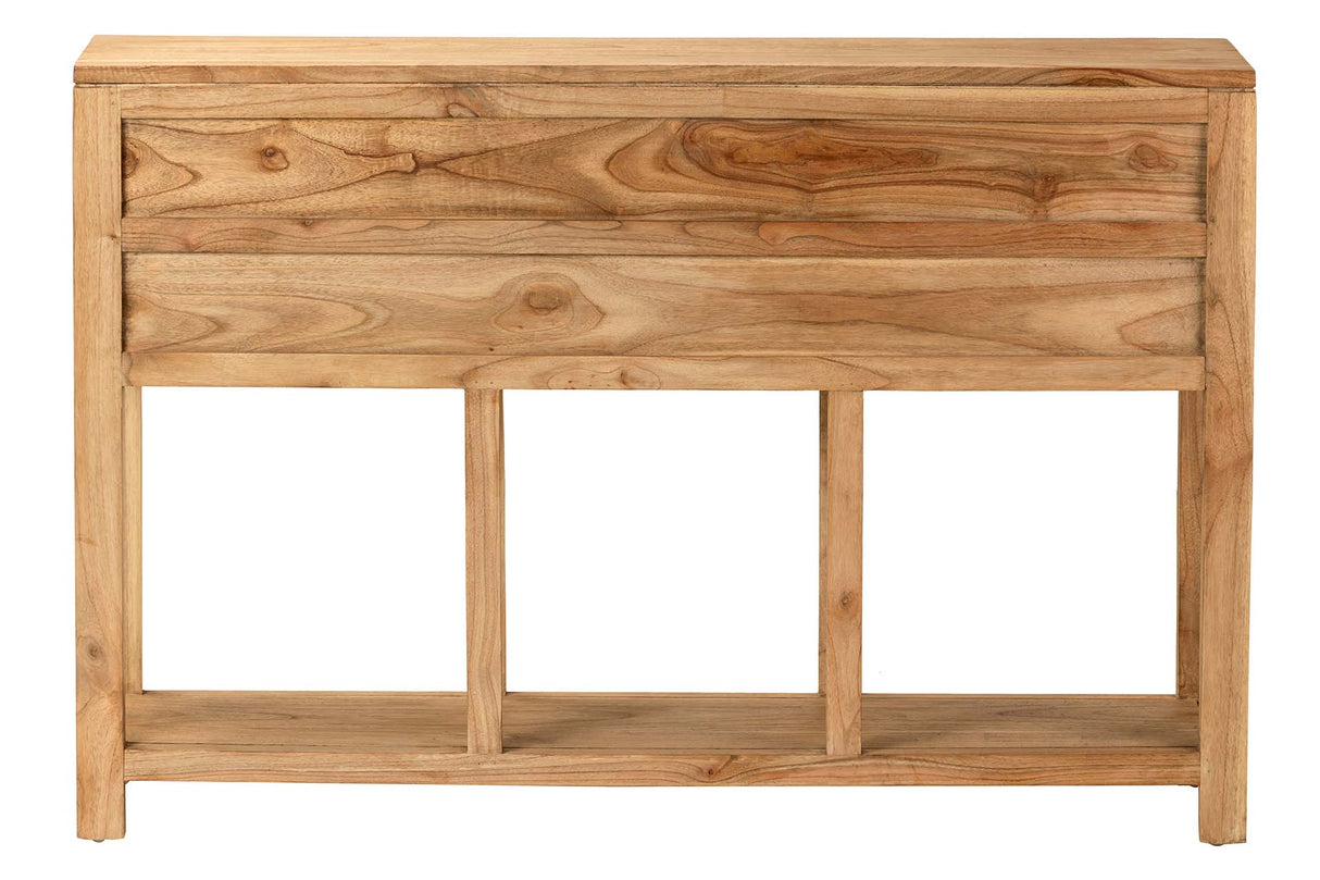 APARADOR MADERA NATURAL 9 CAJONES 120x30x80 CM