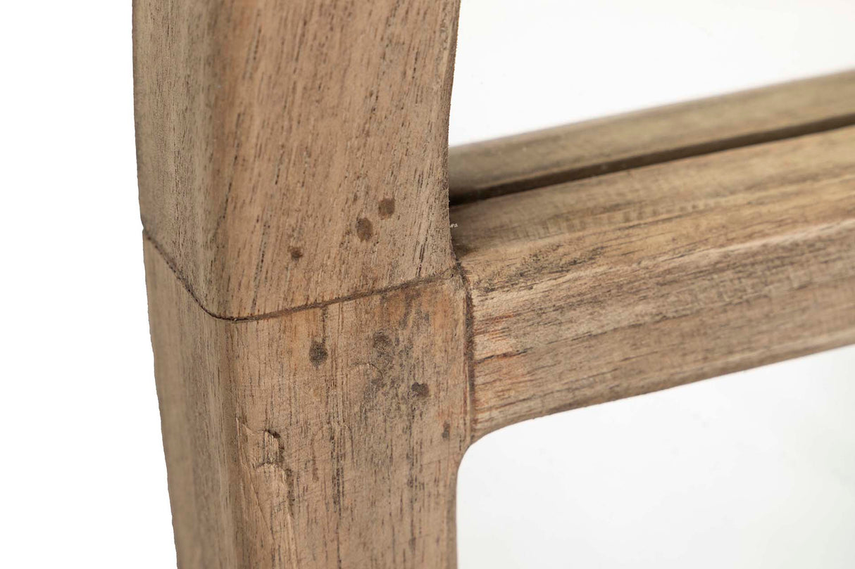 ESPEJO VENTANA MADERA MINDI NATURAL 86x4x130 CM