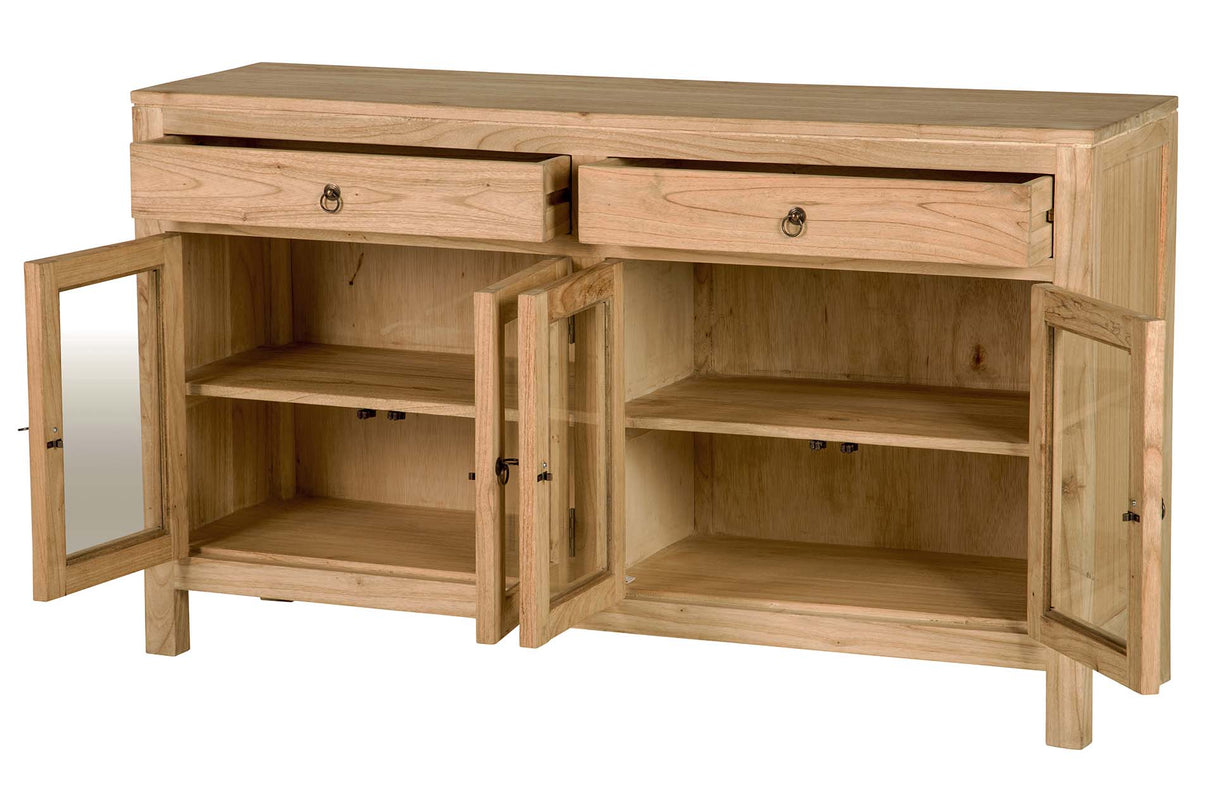 Mindi Crystal en bois Scaker 140x40x82 cm