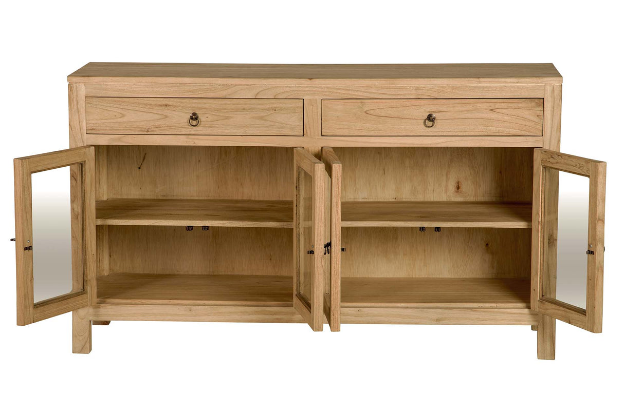 Mindi Crystal en bois Scaker 140x40x82 cm