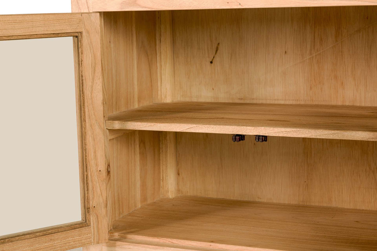 Mindi Crystal en bois Scaker 140x40x82 cm