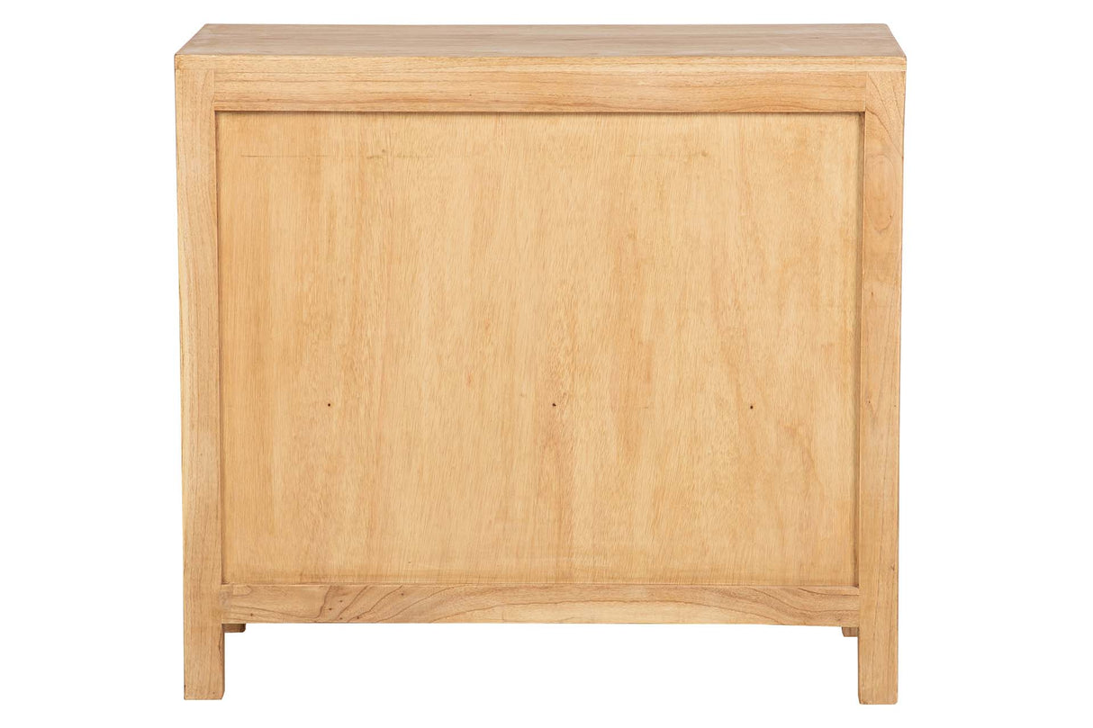 CABINET 1 CAJON 2 PUERTAS MADERA MINDI 90x40x82 CM