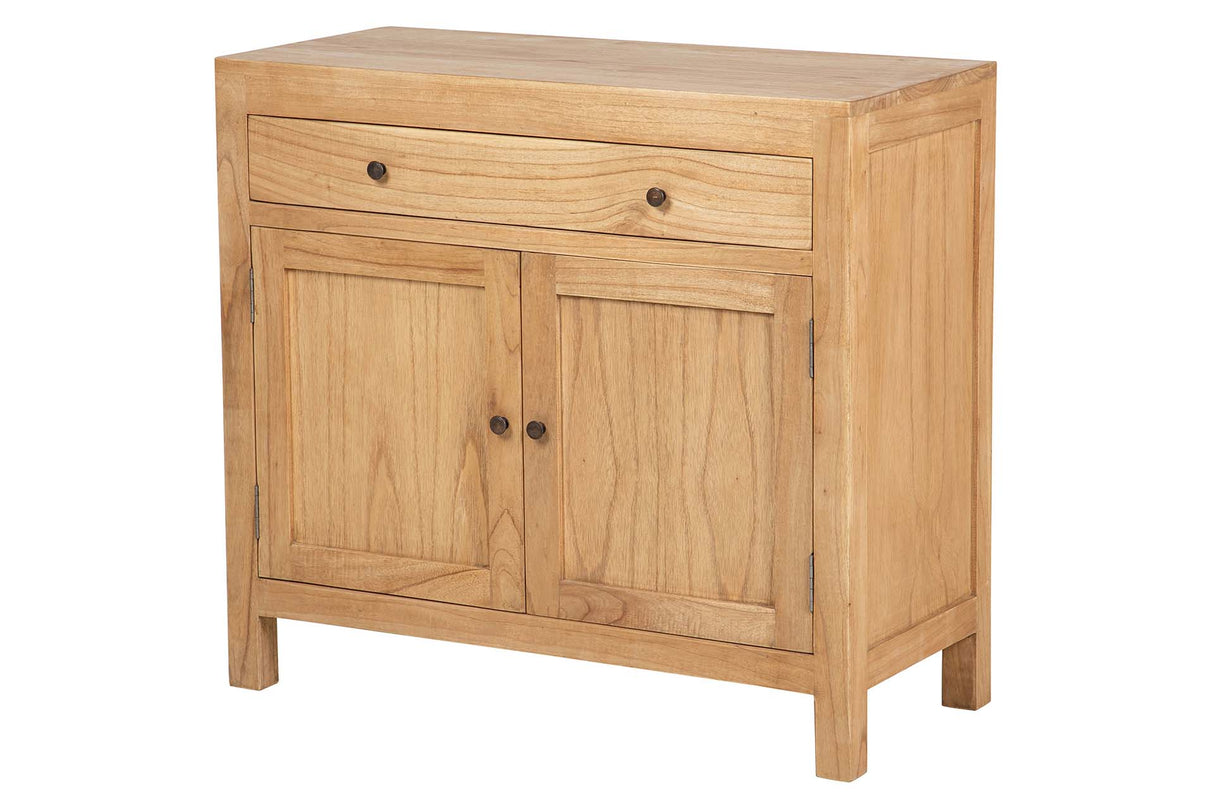 CABINET 1 CAJON 2 PUERTAS MADERA MINDI 90x40x82 CM