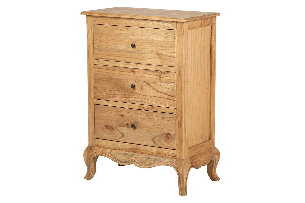 SINFONIER 3 CAJONES MADERA MINDI 70x40x100 CM