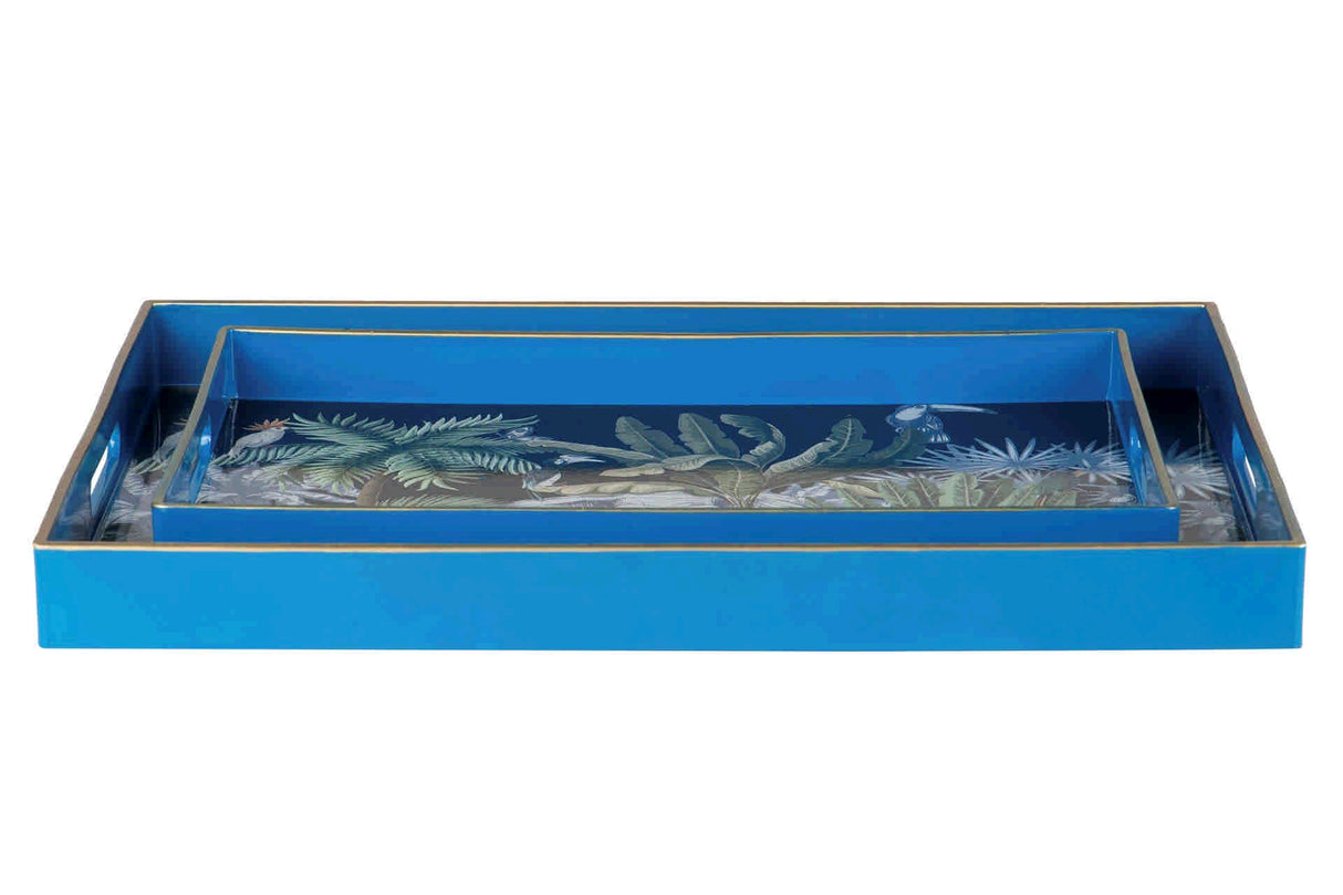 Conjunto 2 Safari 47.5x35x4/40x26x3.5 CM Bandejas