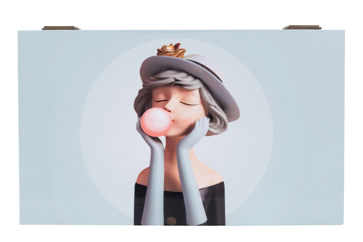 Definir 2 caixas Retrato 25x15x11/20x12x8 cm