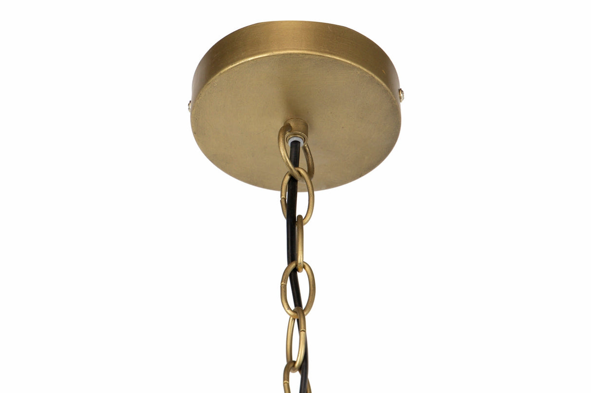 Lampe de plafond en métal en bois 46x46x50 cm