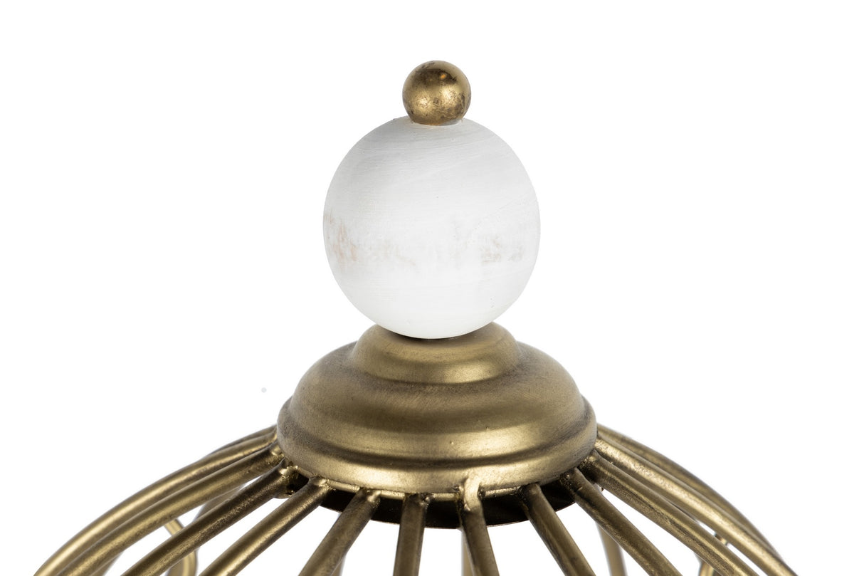 Lampenboden Metallkugeln 34x35x170 cm