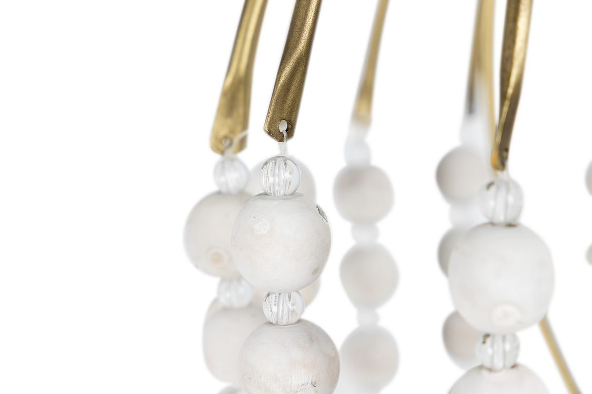 Lampenboden Metallkugeln 34x35x170 cm