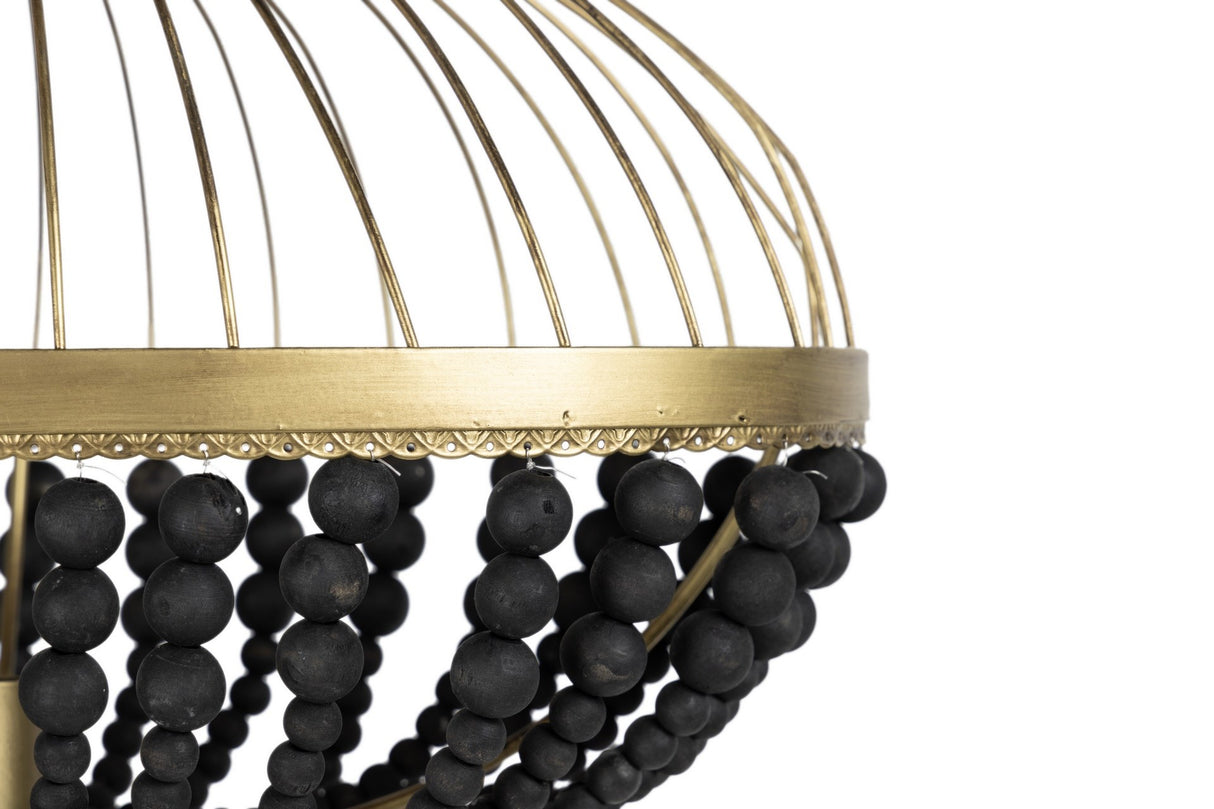 Lampenboden Metallkugeln 50x30x165 cm