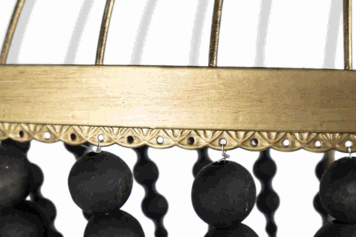 Lampenboden Metallkugeln 50x30x165 cm