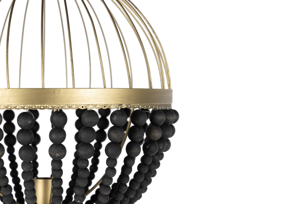 Lampenboden Metallkugeln 36x36x160 cm