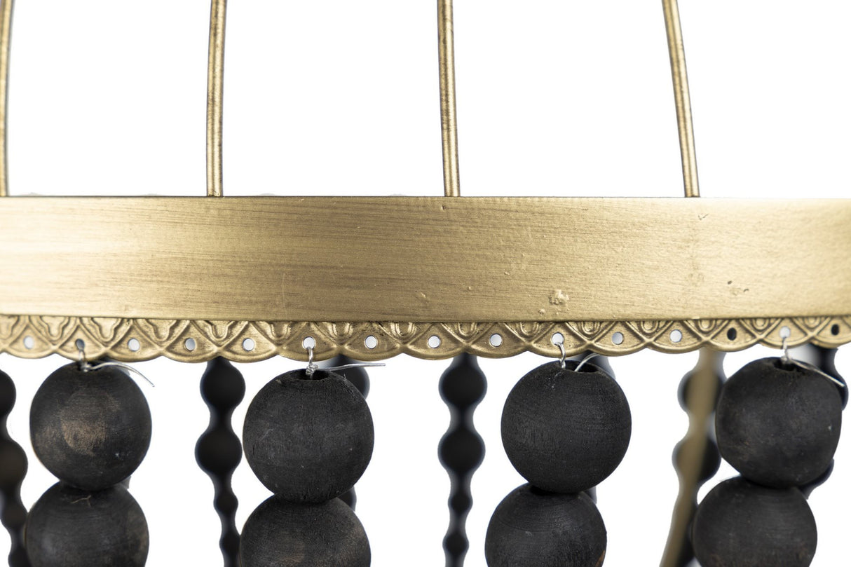 Lampenboden Metallkugeln 36x36x160 cm