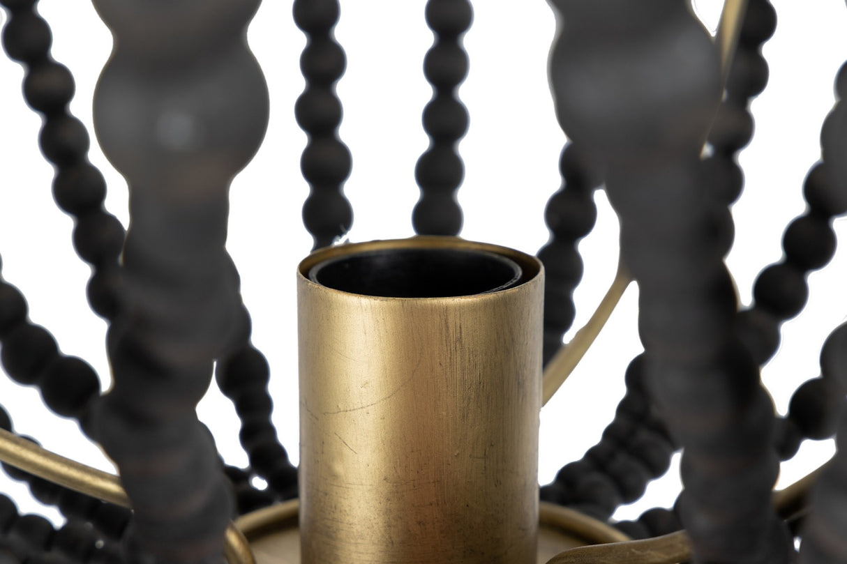 Lampenboden Metallkugeln 36x36x160 cm