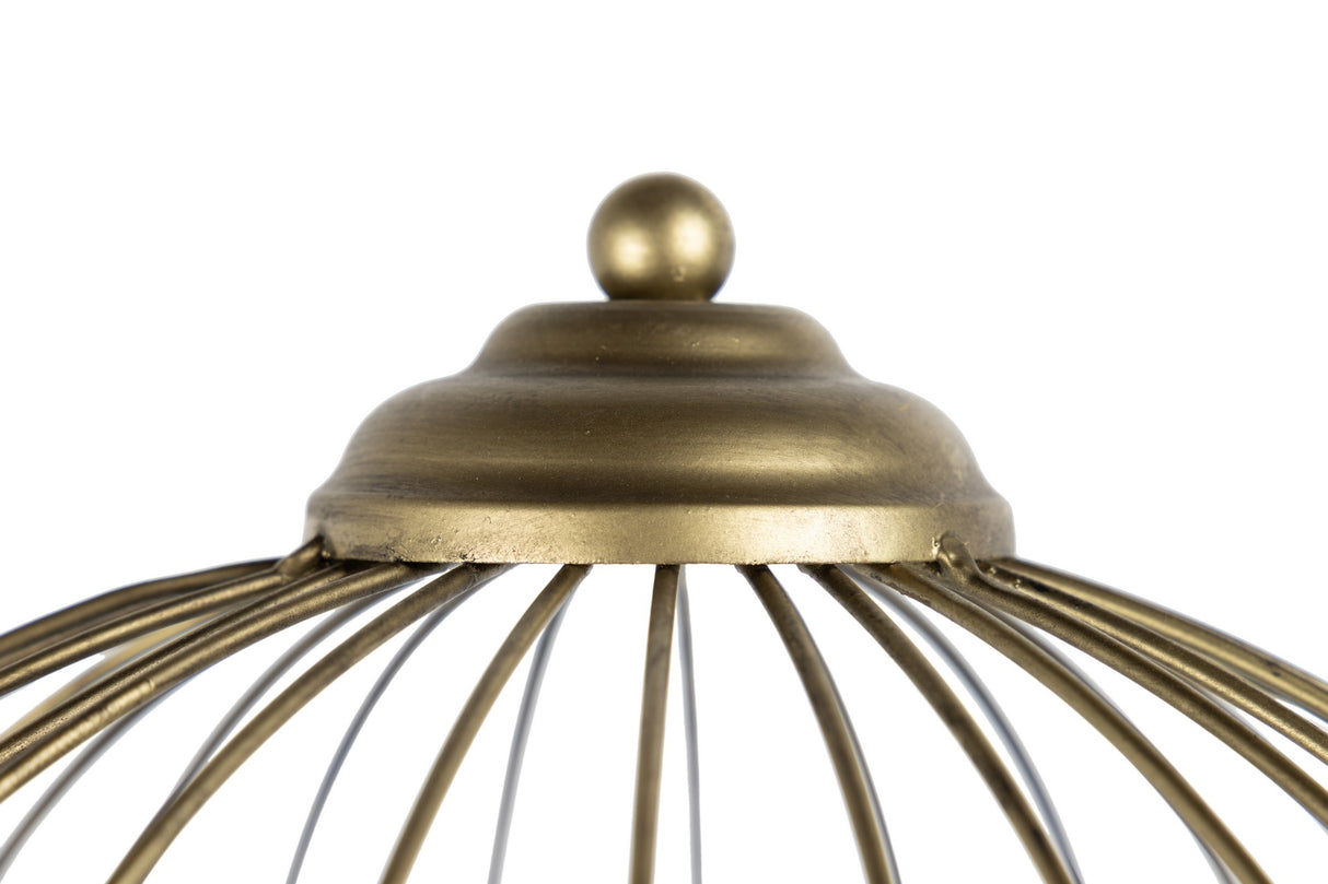 Lampenboden Metallkugeln 36x36x160 cm