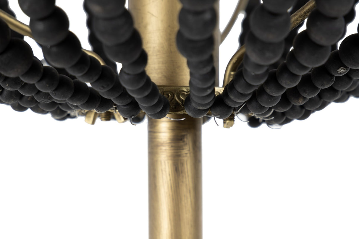 Lampenboden Metallkugeln 36x36x160 cm