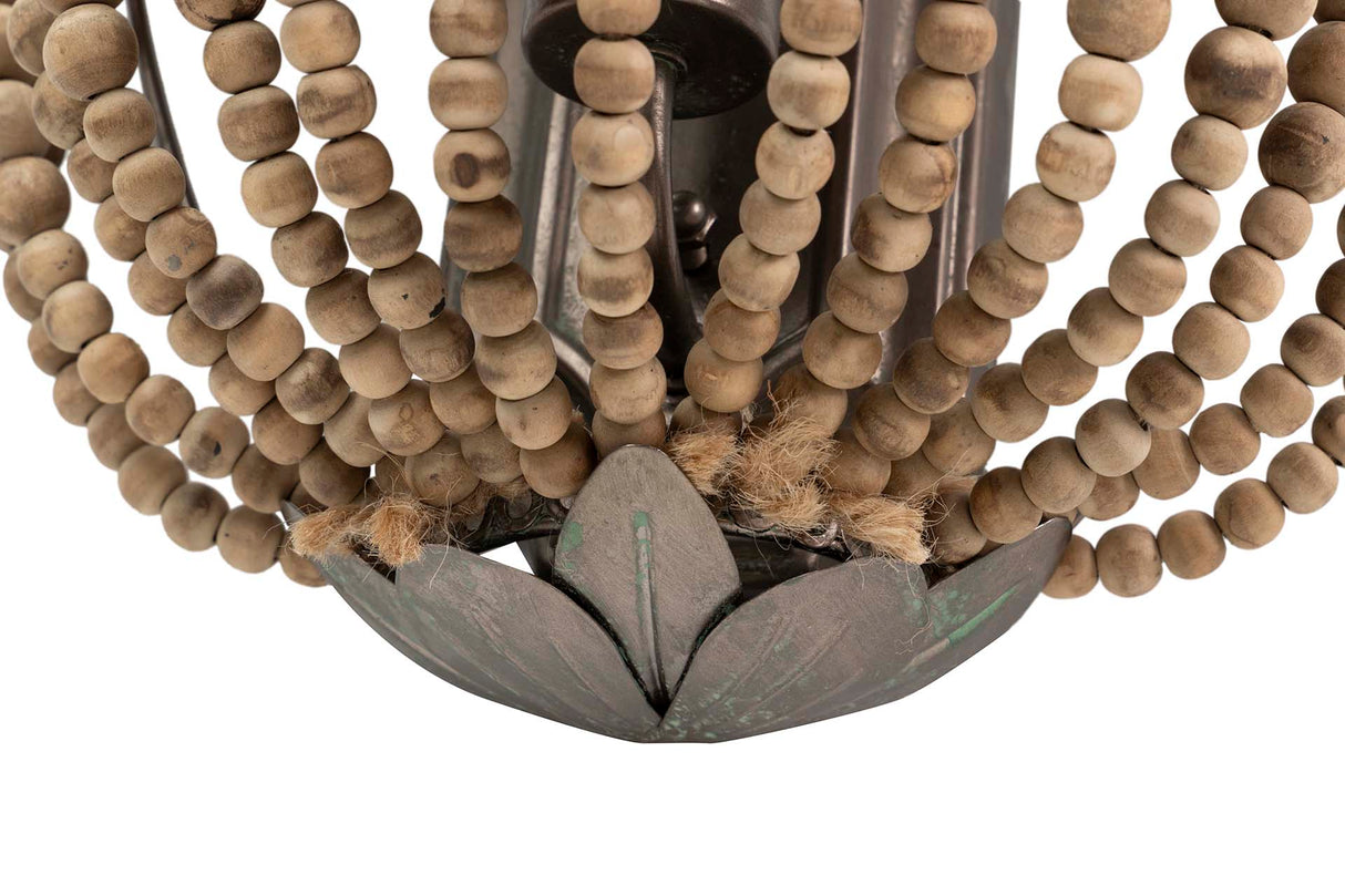 Appliquer la chaîne de balle murale yute 30x17x48cm