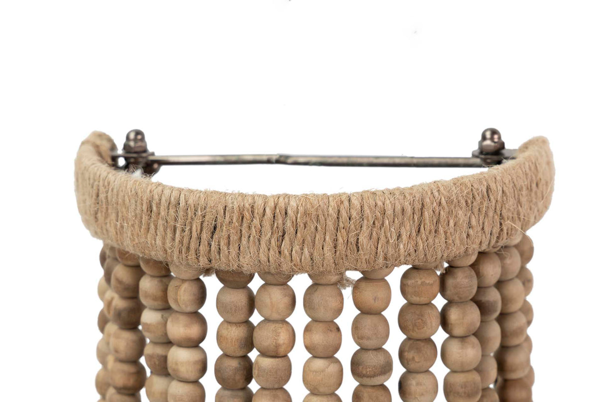 Appliquer la chaîne de balle murale yute 30x17x48cm
