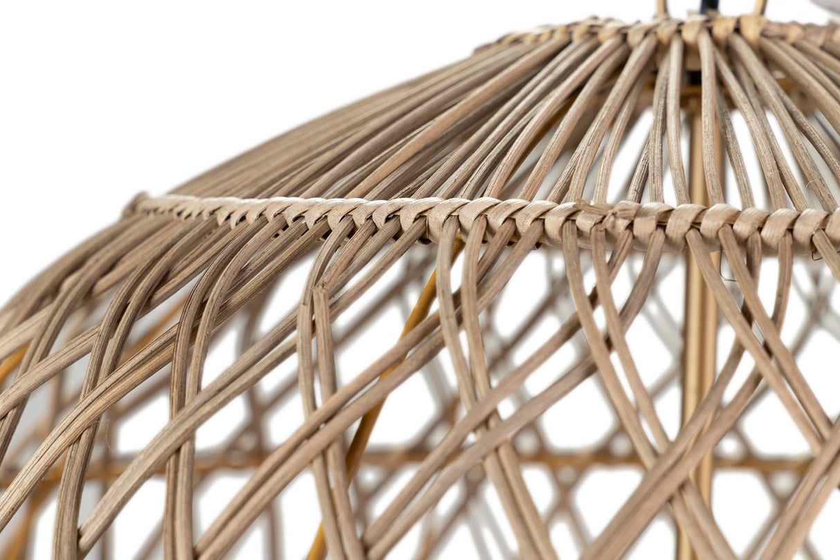 Boules de plafond bois en métal 47x47x83cm