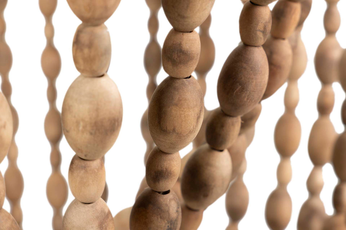 Boules de plafond bois en métal 47x47x83cm