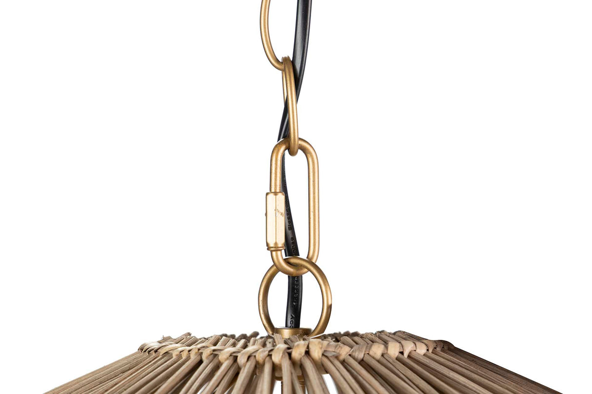 Boules de plafond bois en métal 47x47x83cm