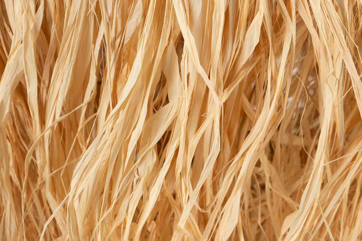 Lampada a catena a sfera in legno Rafia 60x60x66cm