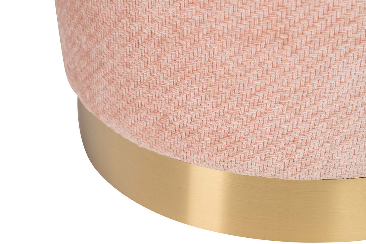 SET 2 PUFFS VELVET 36x36x44 31x31x38 CM