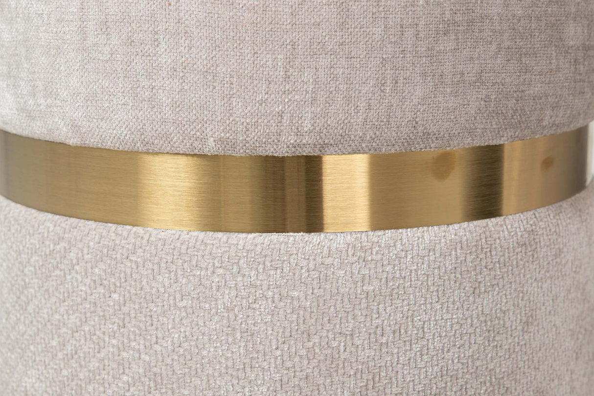 SET 2 PUFFS VELVET 36x36x44 31x31x38 CM