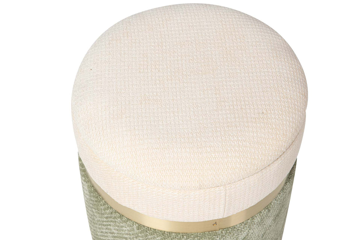 SET 2 PUFFS VELVET 36x36x44 31x31x38 CM