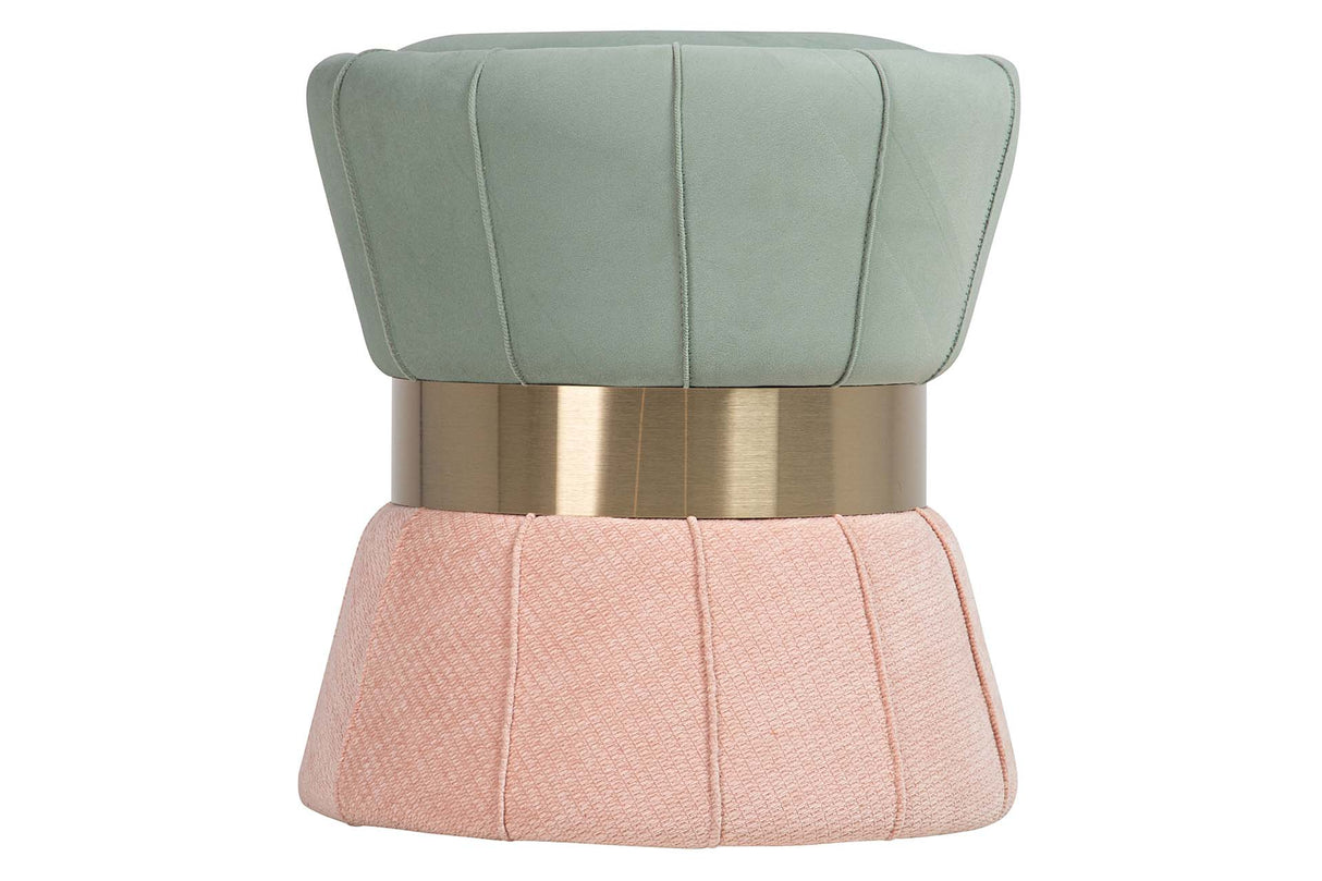 Puffe Velvet Blue Rose 40x40x44 cm