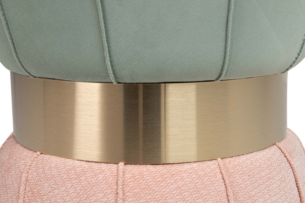 Puffe Velvet Blue Rose 40x40x44 cm